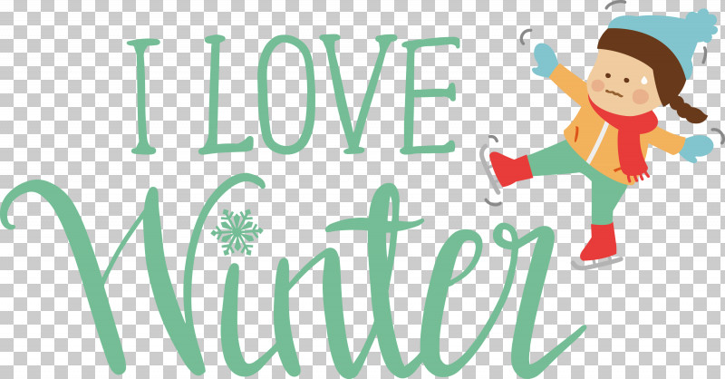 I Love Winter Winter PNG, Clipart, Behavior, Cartoon, Character, Happiness, Human Free PNG Download