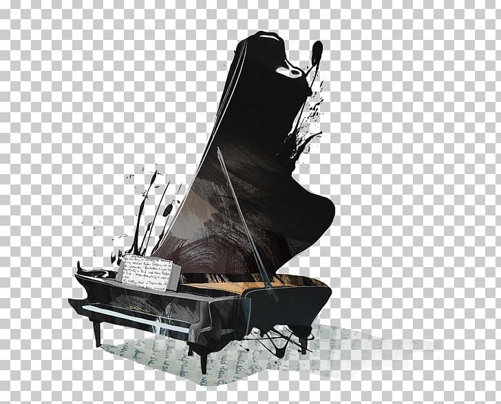 Poster Piano Illustration PNG, Clipart, Art, Black, Canvas Print, Grand Piano, Graphic Design Free PNG Download