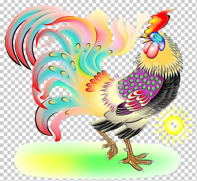 Chicken Bird Rooster Cartoon Comb PNG, Clipart, Beak, Bird, Cartoon, Chicken, Comb Free PNG Download