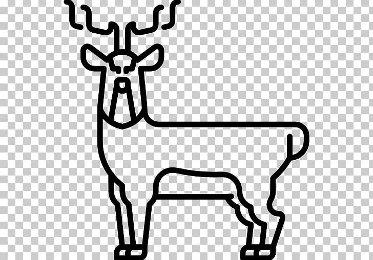 Reindeer Line Wildlife PNG, Clipart, Black And White, Cartoon, Deer, Line, Line Art Free PNG Download