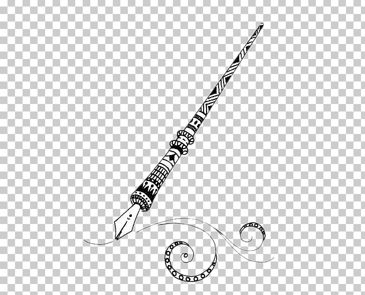 Fountain Pen Drawing Calligraphy Doodle PNG, Clipart, Angle, Art, Ballpoint Pen Artwork, Black, Decorative Free PNG Download