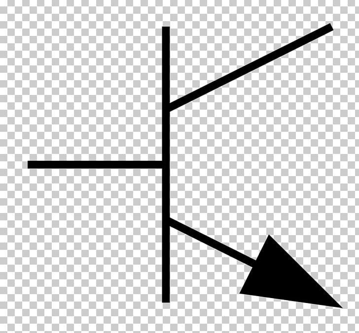 Bipolar Junction Transistor Electronic Symbol MOSFET NPN PNG, Clipart, Angle, Bipolar Junction Transistor, Black, Black And White, Circle Free PNG Download
