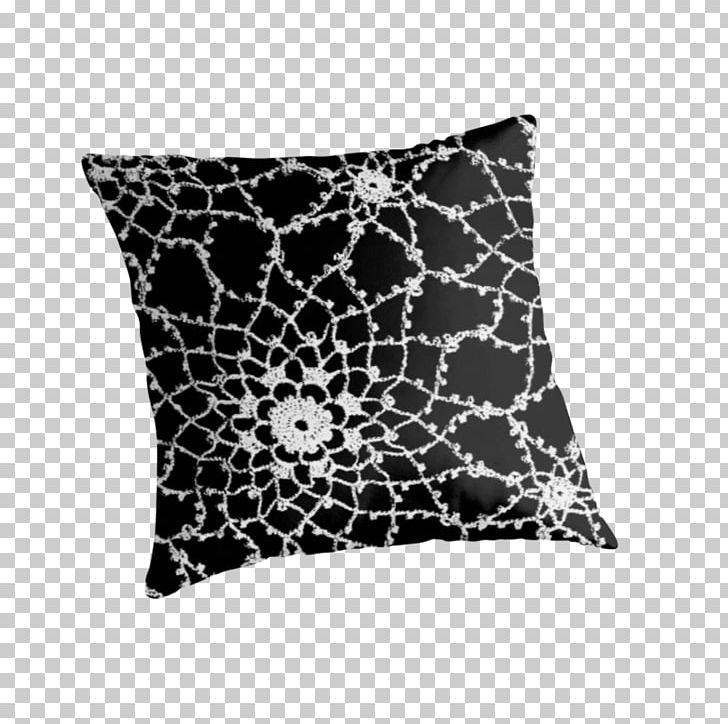 Cushion Throw Pillows Lace Tatting PNG, Clipart, Bag, Baguette, Black, Black And White, Black M Free PNG Download