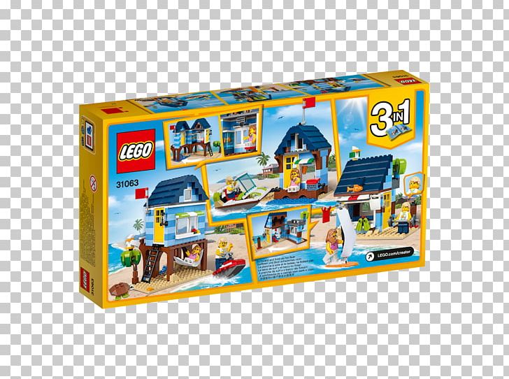 LEGO 31035 Creator Beach Hut LEGO 31063 Creator Beachside Vacation LEGO 31068 Creator Modular Modern Home Toy PNG, Clipart, House, Lego, Lego 31035 Creator Beach Hut, Lego City, Lego Creator Free PNG Download