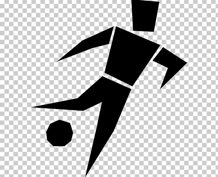 Football Player PNG, Clipart, Angle, Ball, Black, Black And White, Dribbling Free PNG Download