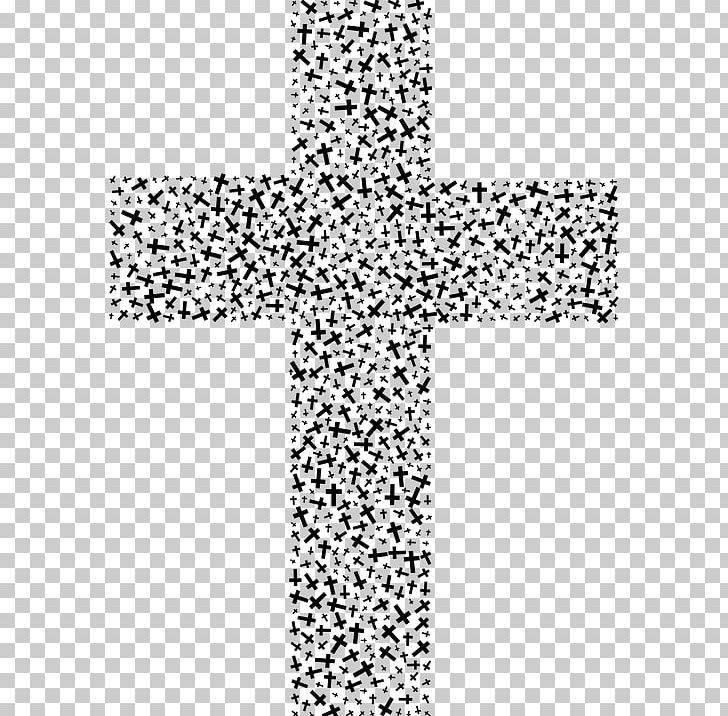 Fractal Christian Cross Crucifix PNG, Clipart, Area, Black, Black And White, Christian Cross, Cross Free PNG Download