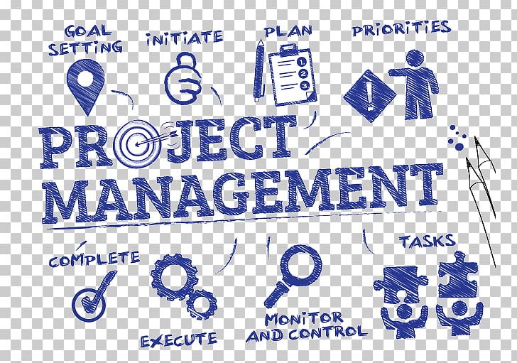 Project Management Professional Project Manager PNG, Clipart, Area, Banner, Blue, Business, Facility Management Free PNG Download