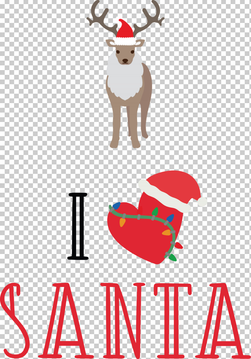 I Love Santa Santa Christmas PNG, Clipart, Black, Black Screen Of Death, Cartoon M, Christmas, Christmas Day Free PNG Download