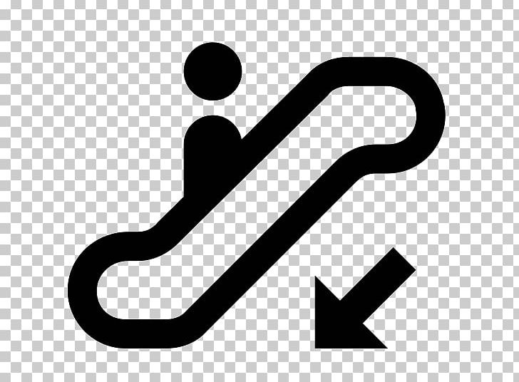 Escalator Computer Icons Stairs Symbol Rapid Transit PNG, Clipart, Area, Black And White, Brand, Computer Icons, Down Free PNG Download