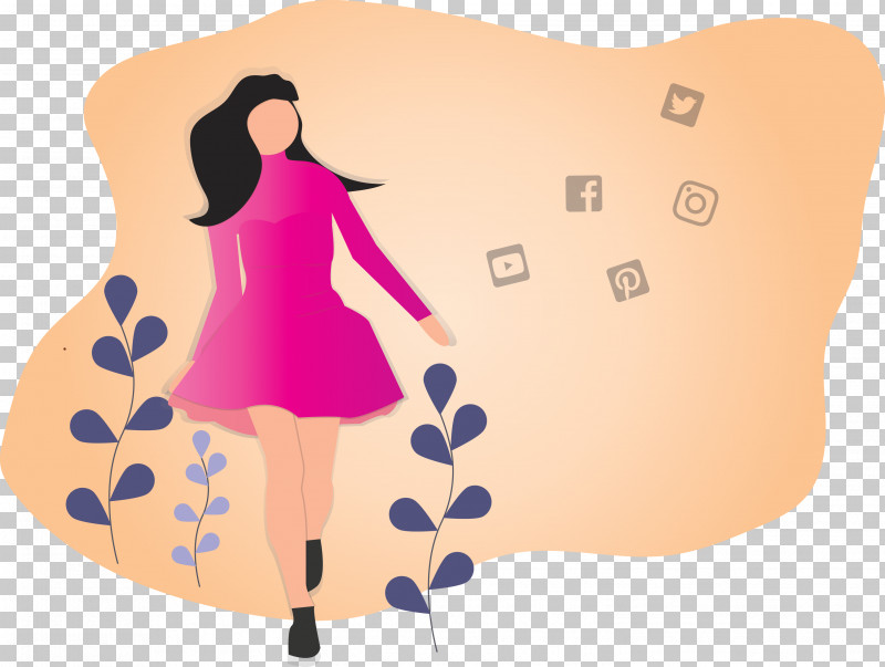 Girl Social Media PNG, Clipart, Cartoon, Gesture, Girl, Social Media Free PNG Download