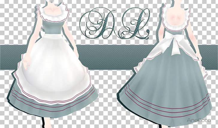 Wedding Dress Clothing MikuMikuDance Gown PNG, Clipart, Apron, Bridal Clothing, Clothing, Costume Design, Deviantart Free PNG Download