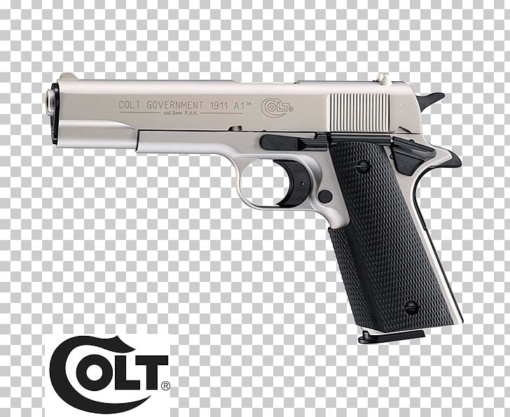 9mm P.A.K. M1911 Pistol Blank Colt Single Action Army PNG, Clipart,  Free PNG Download