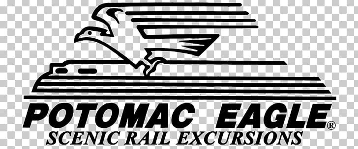 Potomac Eagle Scenic Railroad Train Eagle Drive Logo PNG, Clipart, Angle, Black And White, Brand, Brochure, Charleston Free PNG Download