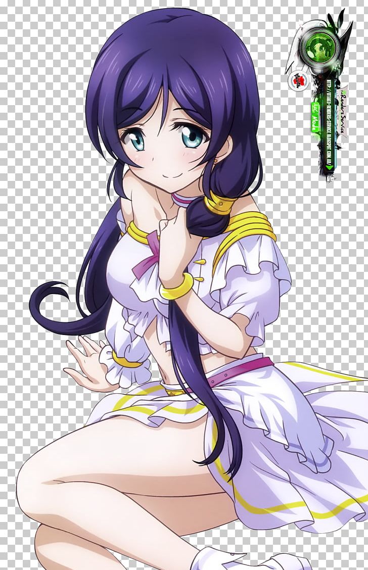 Nozomi Tojo Black Hair Hime Cut Anime Fiction PNG, Clipart, Black Hair, Cartoon, Cg Artwork, Computer Wallpaper, Desktop Wallpaper Free PNG Download