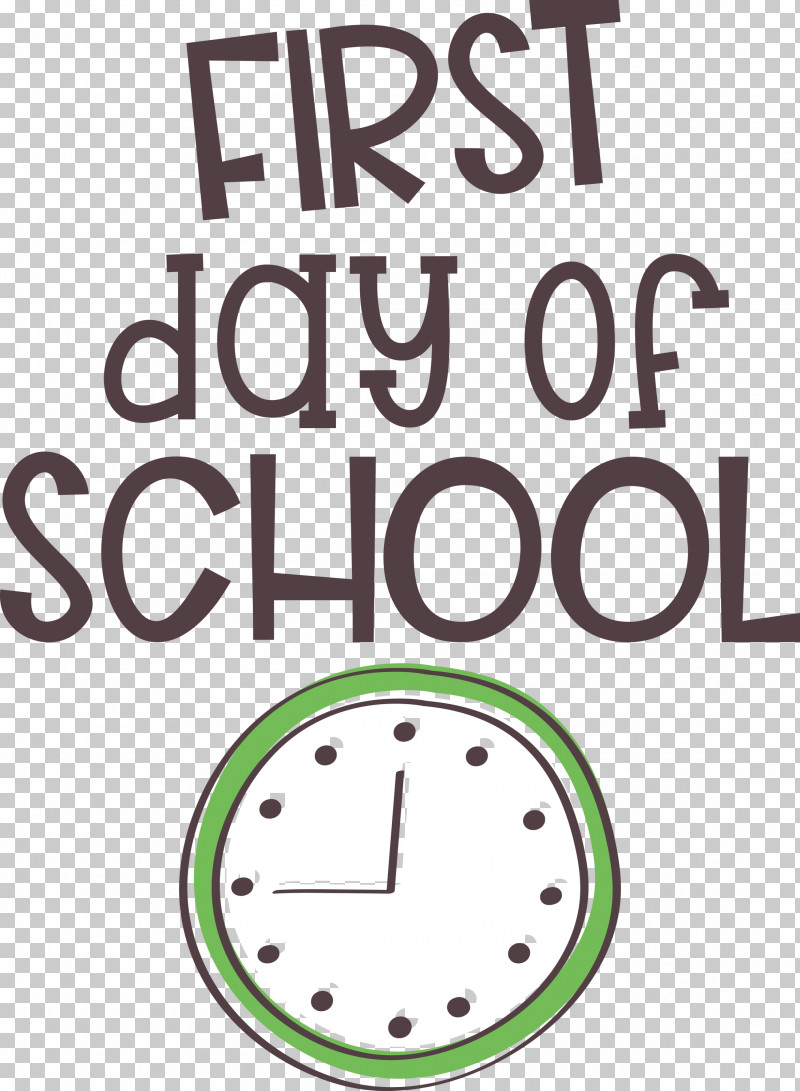 First Day Of School Education School PNG, Clipart, Clock, Education, First Day Of School, Geometry, Happiness Free PNG Download