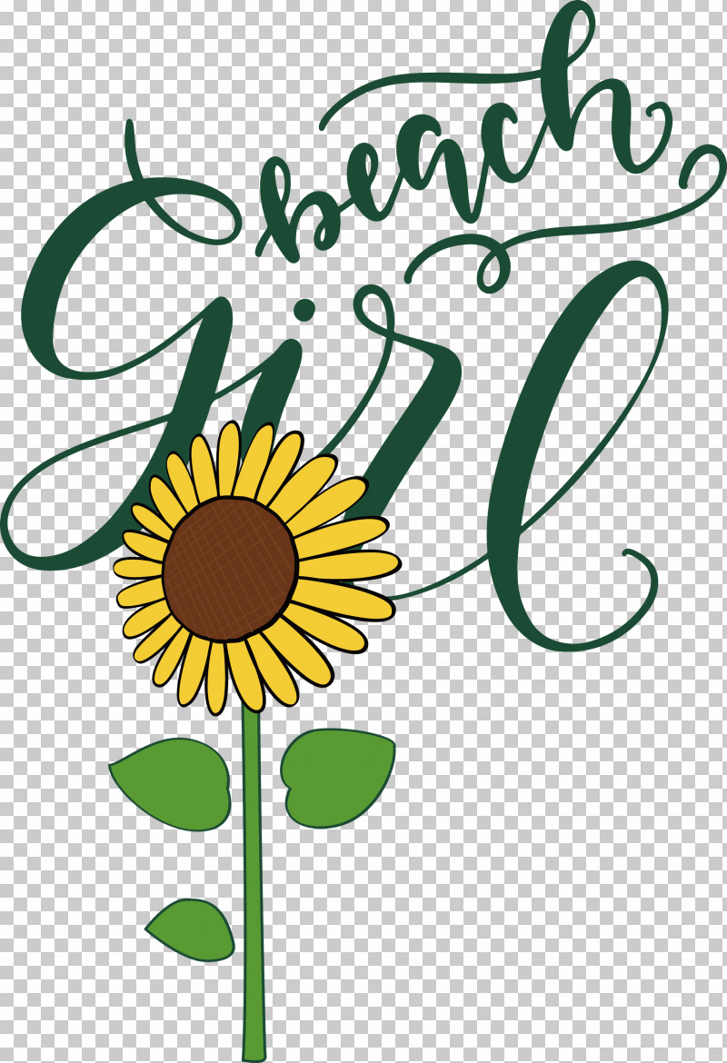 Beach Girl Summer PNG, Clipart, Beach Girl, Cut Flowers, Daisy Family, Floral Design, Flower Free PNG Download