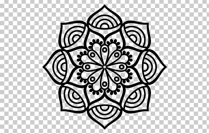 Mandala Drawing Coloring Book Mehndi PNG, Clipart, Area, Black, Black And White, Can Stock Photo, Circle Free PNG Download