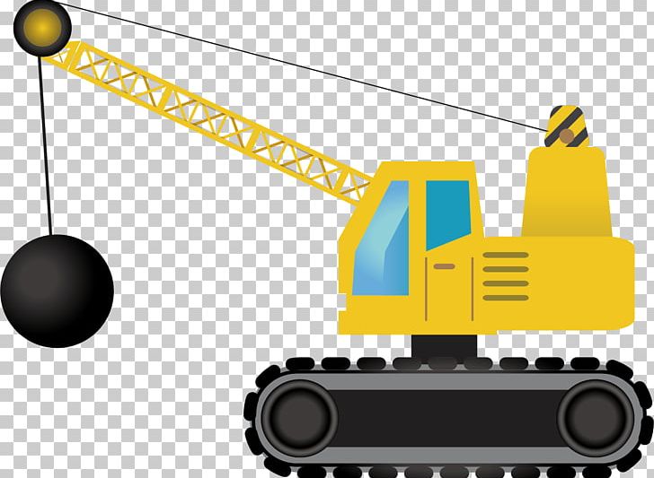 Excavator Crane Euclidean PNG, Clipart, Adobe Illustrator, Cartoon Excavator, Construction Equipment, Cu1ea7n Tru1ee5c Thxe1p, Encapsulated Postscript Free PNG Download