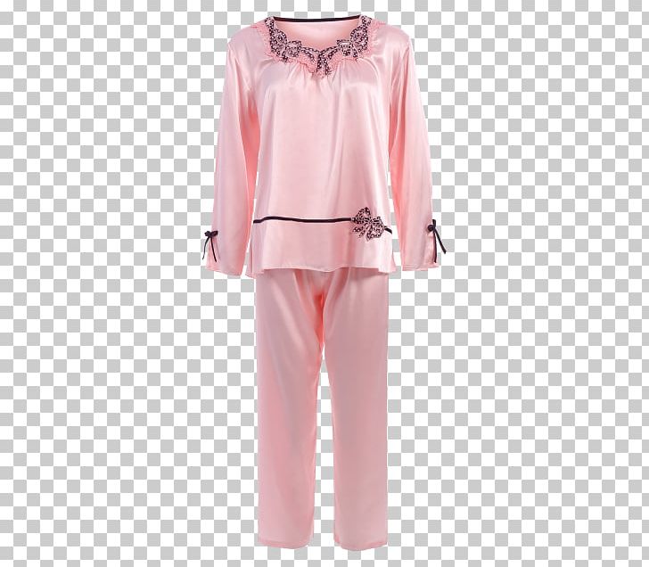 Pajamas Shoulder Satin Sleeve Pink M PNG, Clipart, Art, Clothing, Day Dress, Dress, Joint Free PNG Download