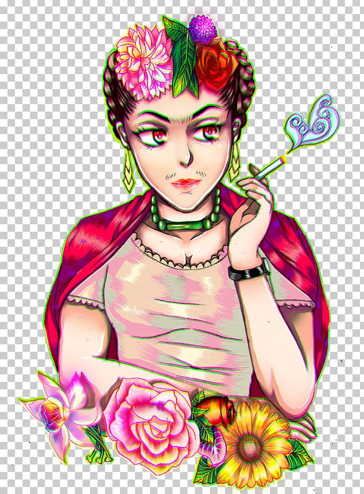 Hipster Frida Kahlo Drawing PNG, Clipart, Anime, Art, Cheek, Desktop Wallpaper, Deviantart Free PNG Download