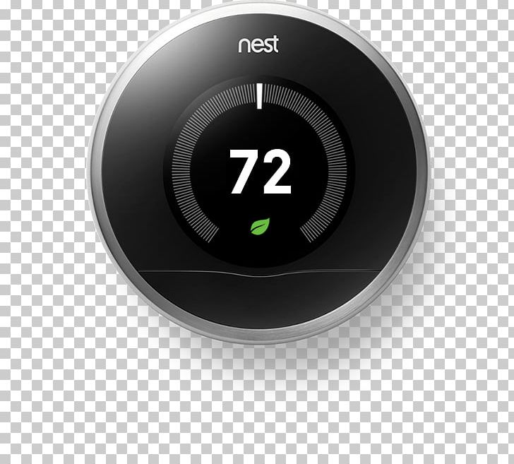 Nest Learning Thermostat Nest Labs Smart Thermostat Programmable Thermostat PNG, Clipart, Animals, Automation, Central Heating, Electronics, Gauge Free PNG Download