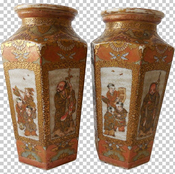 Vase Ceramic Satsuma Ware Pottery Earthenware PNG, Clipart, Antique, Artifact, Ceramic, Earthenware, Flowerpot Free PNG Download