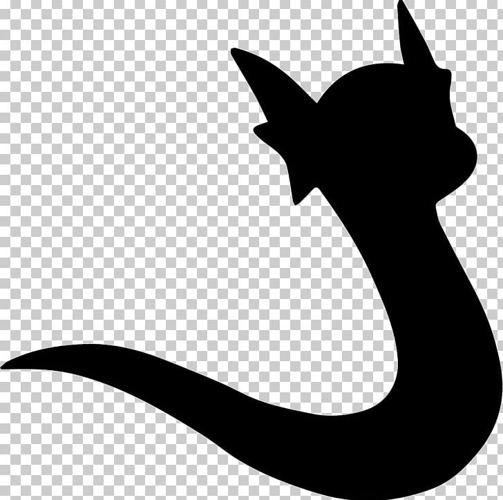 Dratini Pokémon GO Silhouette Dragonite PNG, Clipart, Black, Black And White, Carnivoran, Cat, Cat Like Mammal Free PNG Download