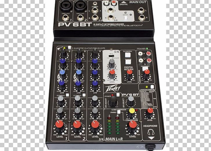 Microphone Peavey PV 6 BT Audio Mixers Peavey Electronics PNG, Clipart, Amplifier, Audio Equipment, Electronic Device, Electronic Instrument, Electronics Free PNG Download
