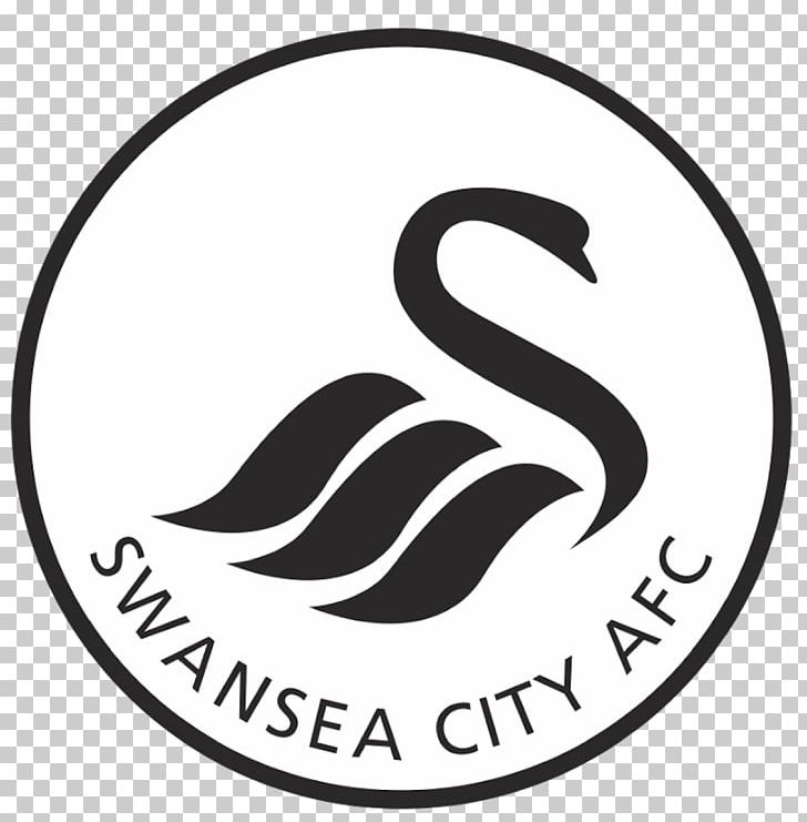 Swansea City A.F.C. Logo 2012–13 Premier League Football PNG, Clipart, Afc, Area, Black And White, Brand, Circle Free PNG Download