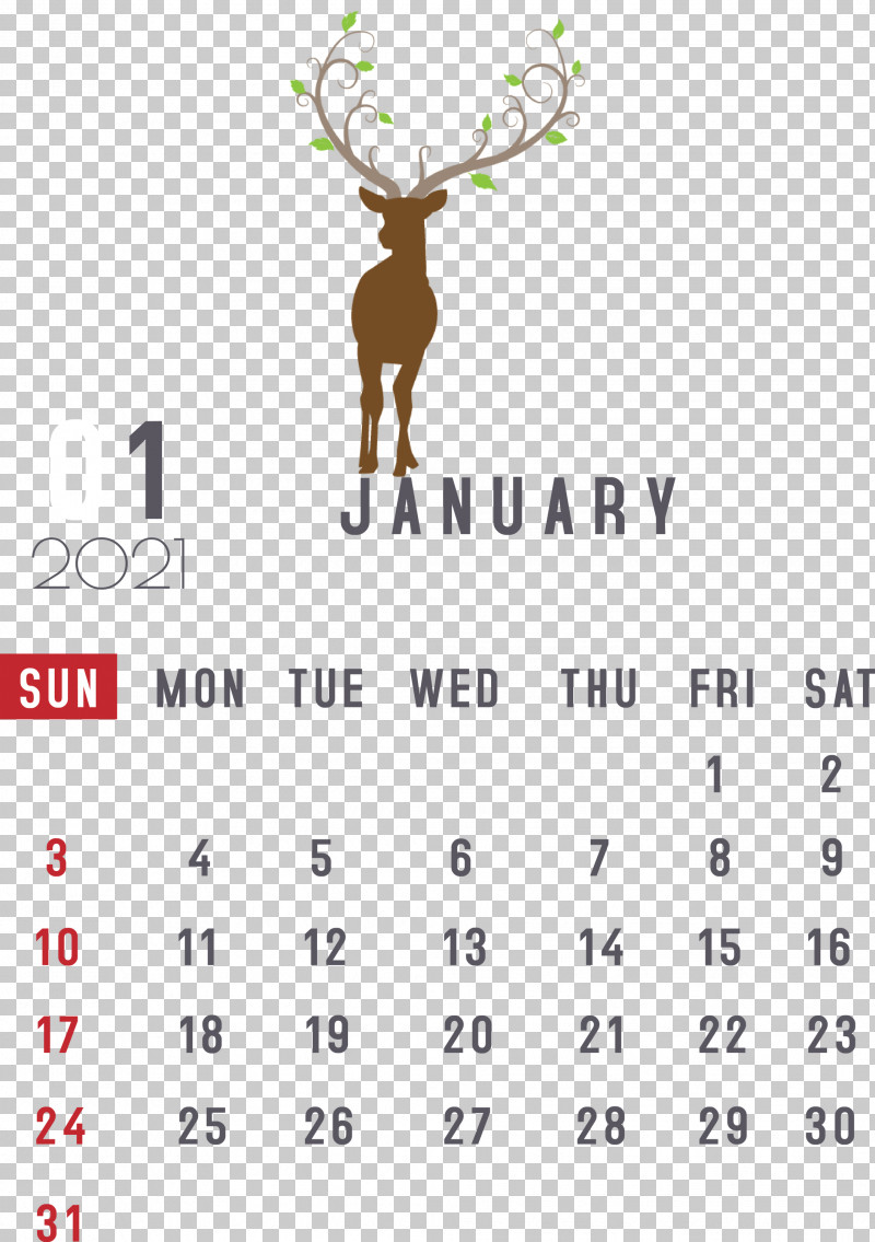 January 2021 Printable Calendar January Calendar PNG, Clipart, 2021 Calendar, Antler, Calendar System, Geometry, Google Nexus Free PNG Download