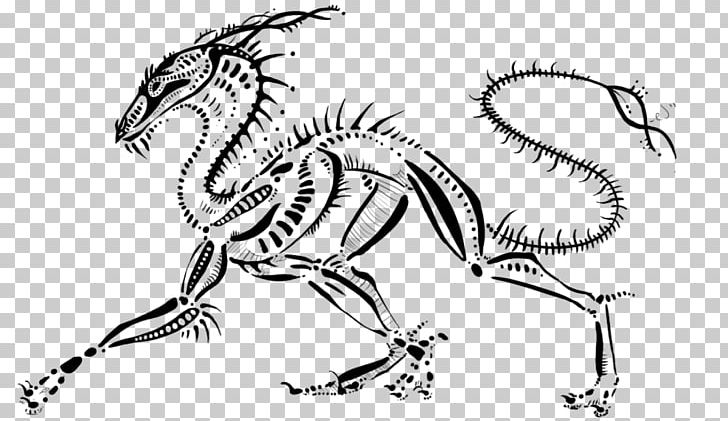 Line Art Wildlife Dragon Drawing PNG, Clipart, Animal Figure, Artwork, Black And White, Dragon, Drawing Free PNG Download