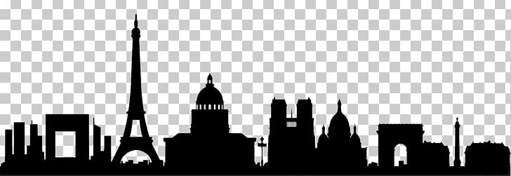 Paris Skyline Silhouette PNG, Clipart, Art, Black And White, City ...