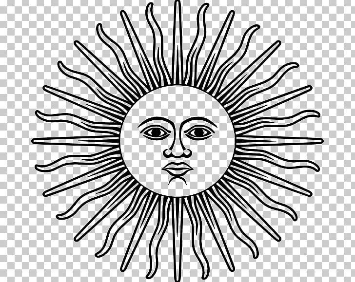 Flag Of Argentina Sun Of May May Revolution PNG, Clipart, Argentina, Artwork, Black And White, Circle, Emotion Free PNG Download