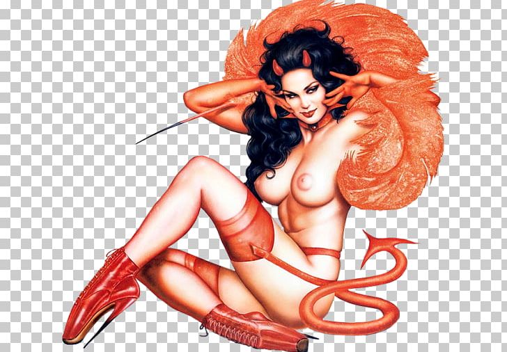 Drawing Demon Woman PNG, Clipart, Art, Bettie Page, Cartoon, Devil, Drawing Free PNG Download