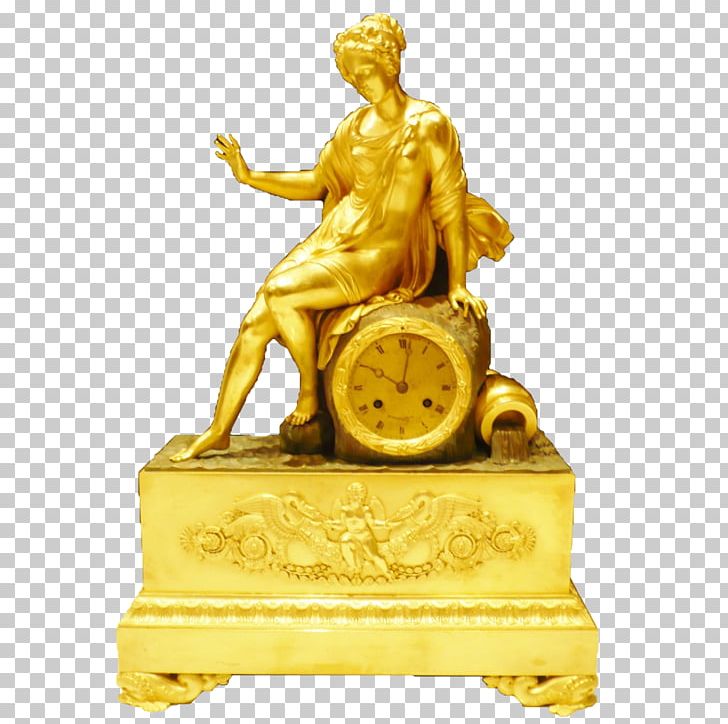 Bronze Statue Classical Sculpture Gold Brass PNG, Clipart, 01504, Brass, Bronze, Classical Sculpture, Clock Free PNG Download
