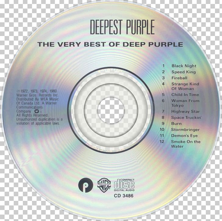 Compact Disc Deepest Purple: The Very Best Of Deep Purple 30: Very Best Of Deep Purple PNG, Clipart,  Free PNG Download