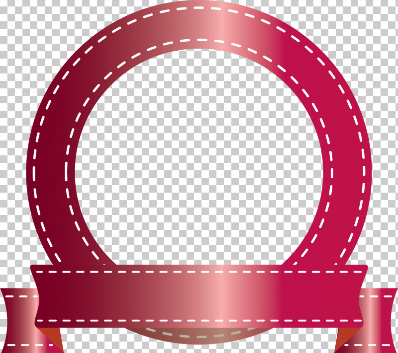 Emblem Ribbon PNG, Clipart, Circle, Emblem Ribbon, Magenta, Material Property, Picture Frame Free PNG Download