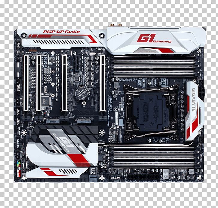 Intel The Motherboard Created For Professional Designers GA-X99-Designare EX LGA 2011 ATX PNG, Clipart, Atx, Broadwell, Computer, Computer Hardware, Electronic Device Free PNG Download