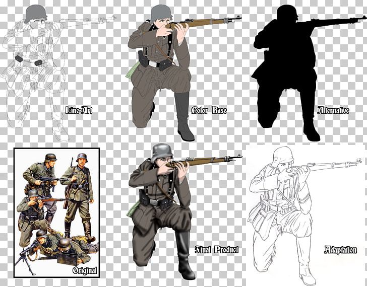 ww2 german soldier drawing