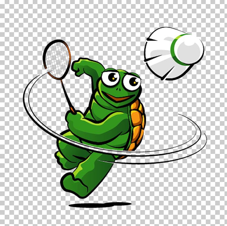 Tree Frog Draveil Badminton Cartoon PNG, Clipart, Amphibian, Animals, Artwork, Badminton, Badminton Competition Free PNG Download