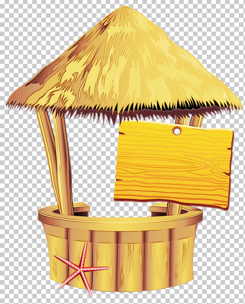 Yellow Shade Hut PNG, Clipart, Hut, Paint, Shade, Watercolor, Wet Ink Free PNG Download