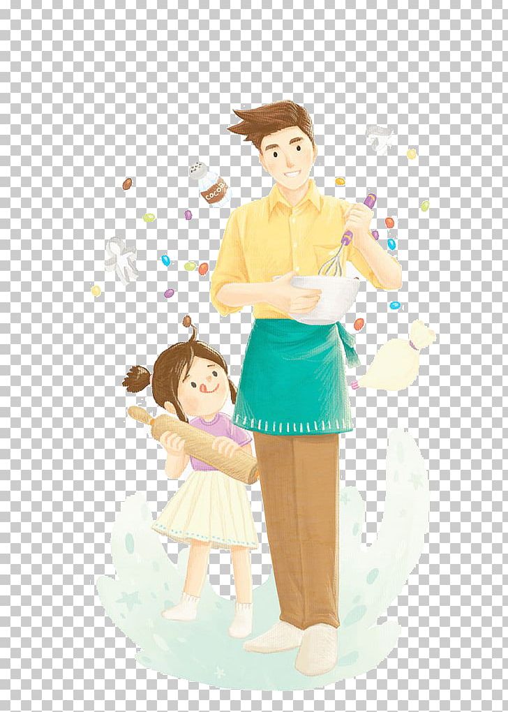 Illustrator Father Illustration PNG, Clipart, Art, Biscuits, Cartoon, Cartoon Cookies, Child Free PNG Download