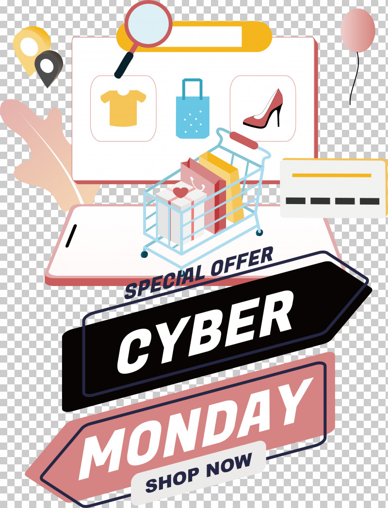 Cyber Monday PNG, Clipart, Cyber Monday, Shop Now Free PNG Download