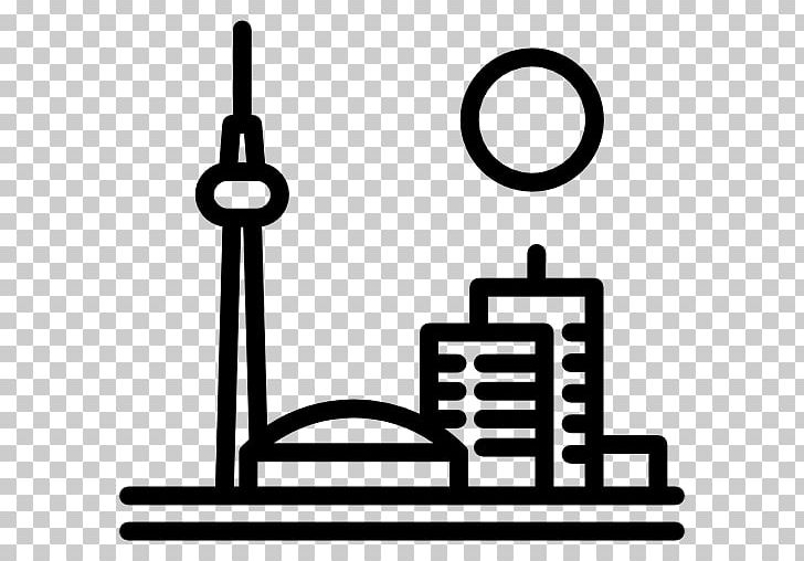 CN Tower Computer Icons Monument Service Canada Building PNG, Clipart, Area, Black And White, Brand, Building, Canada Free PNG Download