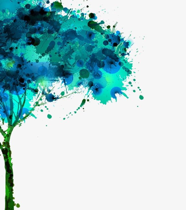 Watercolor Trees PNG, Clipart, Effect, Gouache, Shade, Splash, Splash Effect Free PNG Download