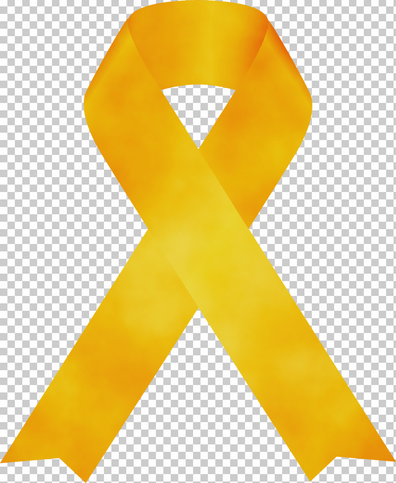 Yellow Ribbon PNG, Clipart, Cartoon, Paint, Ribbon, Royaltyfree, Solidarity Ribbon Free PNG Download