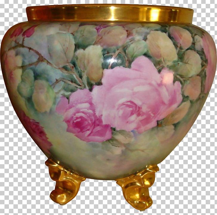 Limoges Rose Vase Jardiniere Porcelain PNG, Clipart, Antique, Artifact, Bavaria, China Painting, Flower Free PNG Download