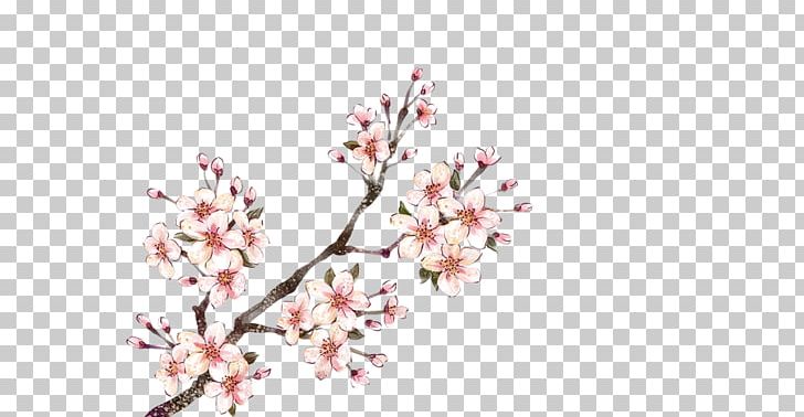 Momo No Hanabira Watercolor Painting PNG, Clipart, Art, Blossom, Branch, Cartoon, Cherry Blossom Free PNG Download