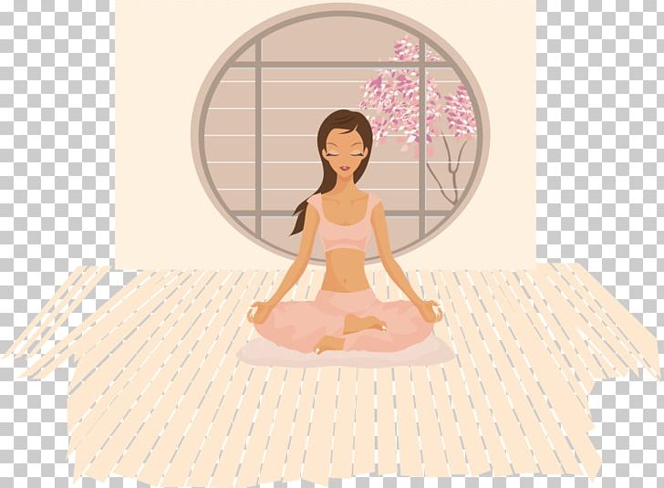 Yoga Woman Lotus Position PNG, Clipart, Clip Art, Floor, Full 10 Minute Practice Of Stance, Girl, Hatha Yoga Free PNG Download