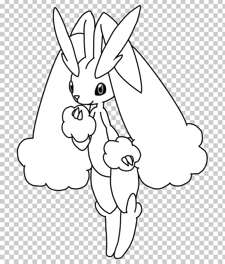 Domestic Rabbit Lopunny Pikachu Buneary Pokémon PNG, Clipart, Buneary, Coloring Book, Domestic Rabbit, Drawing, East Free PNG Download